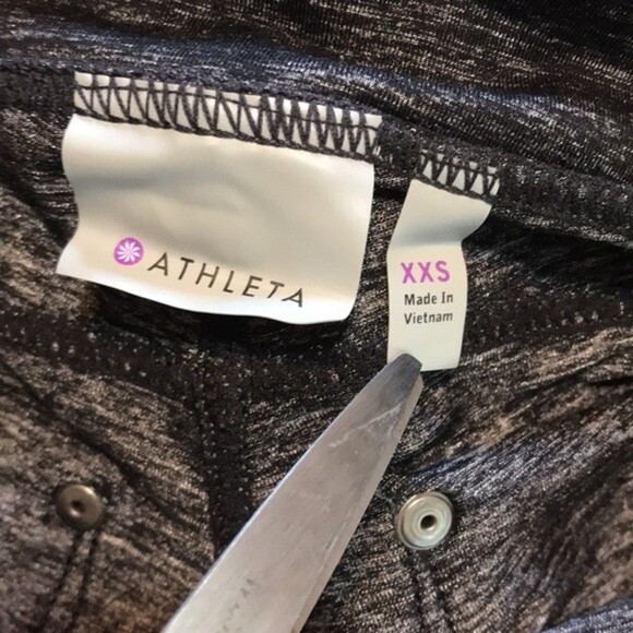 Athleta ladies soft stretch nylon leggings size XXS - Picture 10 of 11